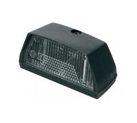 Porta Lampada Luce Targa 12V 24V Verticale Piccola per Camper Camion Trattore Omologata E3