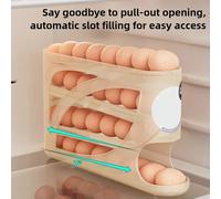 Porta laterale frigorifero scorrevole avvolgibile per conservazione uova conteni