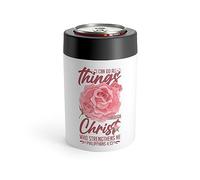 Porta lattine motivazionali religiose motivazionali per cristianesimo, devoti fioriti, filippesi, 340 g