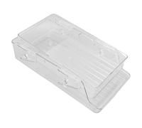 Porta Lattine per Frigorifero, Contenitore per Lattine per Bevande con Rotolamento Automatico, Contenitore per Dispenser in Plastica a Doppio Strato