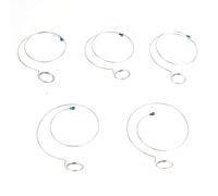 porta lente orologiaio Kit di Riparazione perimetrale Regolabile in Acciaio Legato Cornice con Lente d'Ingrandimento 5 Pezzi per orologiaio