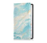 Porta libretto e assicurazione auto in pelle PU per uomo donna camion accessori per qualsiasi auto, camion, moto, rimorchio o barca bianco foglia di tè rosso