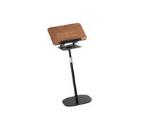 Porta Libri A Doppio Uso Da Tavolo E Da Pavimento, Supporto For Tablet Ad Altezza Regolabile, For La Sala Da Musica Della Scuola E 'ufficio(Black,H-51-119cm)