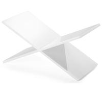Porta libri in acrilico trasparente, 2 pezzi, supporto da lettura per libri aperti e chiusi, riviste, libri di testo, espositore robusto per casa, ufficio, regalo per mamma, 15,2 x 27,2 x 15,2 cm