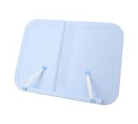 Porta-libri regolabile, supporto per la lettura, espositore per libri di testo e ricettari per bambini, porta-libri ergonomico blu con regolazione dell’angolo, adatto per casa, (Insieme standard)