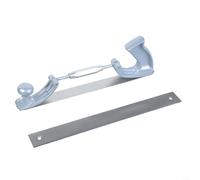 Porta lima in acciaio con denti curvi con regolazione a vite angolare, per lucidatura e levigatura della carrozzeria dell'auto varie forme metalliche (C)