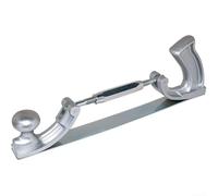 Porta lima in acciaio con denti curvi con regolazione a vite angolare, per lucidatura e levigatura della carrozzeria dell'auto varie forme metalliche (D)