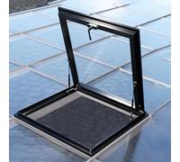 Porta lucernario in alluminio resistente alle intemperie per verande e soffitte Dimensioni interne 76 x 101 cm, ideale per la casa