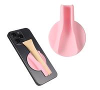 Porta Lucidalabbra Magnetico per Telefono Cellulare, Supporto LipMag in Silicone Custodia Portatile per Lucidalabbra Easy-Grip per iPhone 15/14/13/12 Lucidalabbra Non Incluso (Rosa)