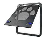 Porta magnetica bloccabile for cani e gatti | Cancelletto for esterni for finestre, che consente l'ingresso libero per gatti e cani(Footprint,37cm W X 42cm H)