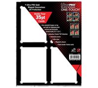 Porta Magnetico UV ONE-TOUCH Con Bordo Nero Per 4 Schede 35PT