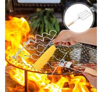 Porta mais da picnic, griglia per barbecue, morsetto per griglia per salsicce,