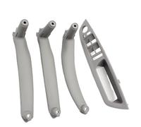 Porta Maniglie,Accessorio Maniglia Set di 4 pezzi per maniglia di trazione del bracciolo della portiera interna dell'auto per BMW X5 X6 E70 E71 E72 2007-2014(RHD Gray Set)