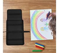 Porta matite colorate, portapenne compatto, astuccio per officina, studio