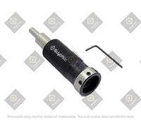 Porta matrice filettatura contropunta tornio - gambo dritto da 3/8"