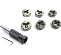 Porta matrice filettatura contropunta tornio - gambo dritto da 3/8"