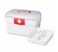 Porta medicine con scomparti e contenitore organizer, Per armadietto - Per