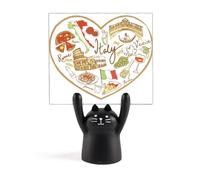 Porta memo con bandiera nazionale del teatro romano a forma di cuore dell'Italia