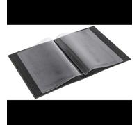 PORTA MENU' COL. ACERO NERO PRO 23x32 6 BUSTE MAXI PORTAMENU PIZZERIA RISTORANTE