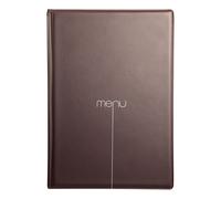PORTA MENU PORTAMENU A4 4+2 BUSTE SIMILPELLE PROF RISTORANTE PIZZERIA 7 2025
