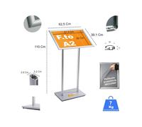 PORTA MENU' RISTORANTE HOTEL ESPOSITORE A LEGGIO DA PAVIMENTO A CORNICE F.TO A2