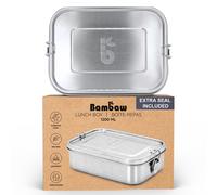 PORTA MERENDA 1200 ML ACCIAIO INOSSIDABILE CONTENITORE ERMETICO PER ALIMENTI LAV
