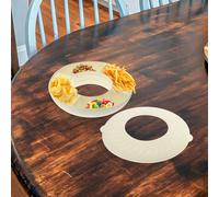 Porta Merenda Ciotola in Silicone Vassoi Di Stoccaggio Degli Alimenti