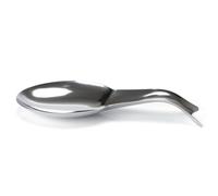 Porta Mestoli Cucina in Acciaio Inox per Cucchiai e Spatole | Argento, Facile da Risciacquare e Pulire, per Cucina e Cottura Sul Piano Cottura, Uso Domestico