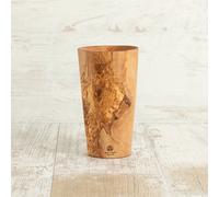 Porta mestoli cucina in legno di ulivo artigianale con/senza mestoli cm 11x11x18