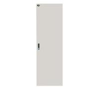 LINK LKDOOR48D - Porta in Metallo Pieno Grigia per Armadi Rack 19” LINK 42U - Larghezza 800 mm - Pannello Frontale con Serratura