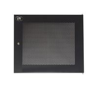 PORTA METALLO TRAFORATA CON SERRATURA PER ARMADIO LINK 12U LK 1912UNF NERO