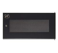 PORTA METALLO TRAFORATA CON SERRATURA PER ARMADIO LINK 6U LK 1906UNF NERA