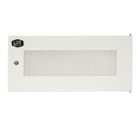 PORTA METALLO TRAFORATA CON SERRATURA PER ARMADIO LINK 6U LK1907UGF GRIGIO