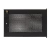 PORTA METALLO TRAFORATA CON SERRATURA PER ARMADIO LINK 9U LK1909UNF NERO