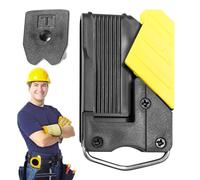 Porta Metro da Cintura,Organizzatore Strumenti con Clip per Metro | Organizzatore Strumenti con Blocco Portatile per Carpenteria Escursionismo Casa