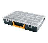 Porta minuteria 18 scomparti 36x25,2x6,4 cm Nero