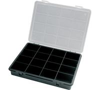 Porta minuteria con 16 scomparti 24,2x18,8x3,7 cm Nero