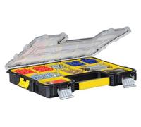 Porta minuteria valigetta organizer 10P (44,6x7,4x35,7cm) Nero e Giallo 197517