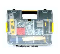 Porta minuteria valigetta organizer (37,5x6,7x29,2cm) Nero e Giallo 197483