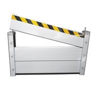 Porta Mobile della Barriera di Protezione Contro Le Inondazioni, Barriera della Difesa Contro Le Inondazioni della Lega di Alluminio, Paratia Antiallagamento per Porta,001,150×100CM