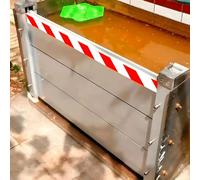 Porta Mobile Della Barriera di Protezione Contro Le Inondazioni, Barriera Della Difesa Contro Le Inondazioni Della Lega di Alluminio, Deflettore Protezione Contro Le Inondazioni(330x40cm)