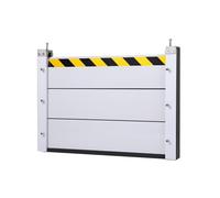 Porta Mobile della Barriera di Protezione Contro Le Inondazioni, Barriera della Difesa della Lega di Alluminio, Riutilizzabile Paratie Antiallagamento,001,150x60CM