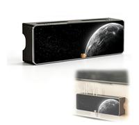 Porta Modem da Parete e Armadio Router Supporto da Parete Gestione Cavi | Mobiletto a Parete in MDF con Vano Nascosto per Router wifi Sportello a Ribalta Verso L'alto Nero(60x12x20cm/24x4.7x8in)