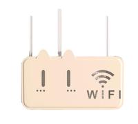 Porta Modem da Parete, Porta Router da Parete, Cassetta Porta Modem, Organizer da Parete for Nascondere Il Router E Mettere in Ordine I Suoi Cavi(Beige)