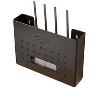 Porta Modem Da Parete Router Scatola WiFi Muro Porte(Black)