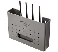 Porta Modem Da Parete Router Scatola WiFi Muro Porte(Gray)