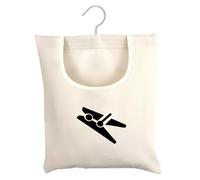 Porta Mollette Bucato Cestino Mollette Bucato, Borsa per Mollette per Calzini Biancheria Intima (32 x 28 cm)