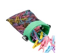 Porta mollette da bucato, con ganci, organizer per mollette da bucato, lavabile, per lavanderia