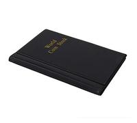 Porta Monete 120 Tasche Porta Monete Facile da trasportare Collezione di Monete in Pelle Sintetica Album Nero Conveniente e Resistente