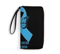 Porta Monete Colon Cancer Awareness Portafoglio In Pelle Elegante Portamonete Da Donna Stile Retrò Clutch Piccolo Borsa Per Donna, Figlia, Uomo